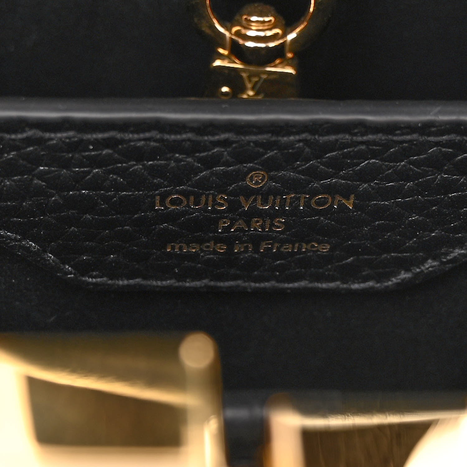 Louis Vuitton Taurillon Capucines BB Black General Blue 6 of 9