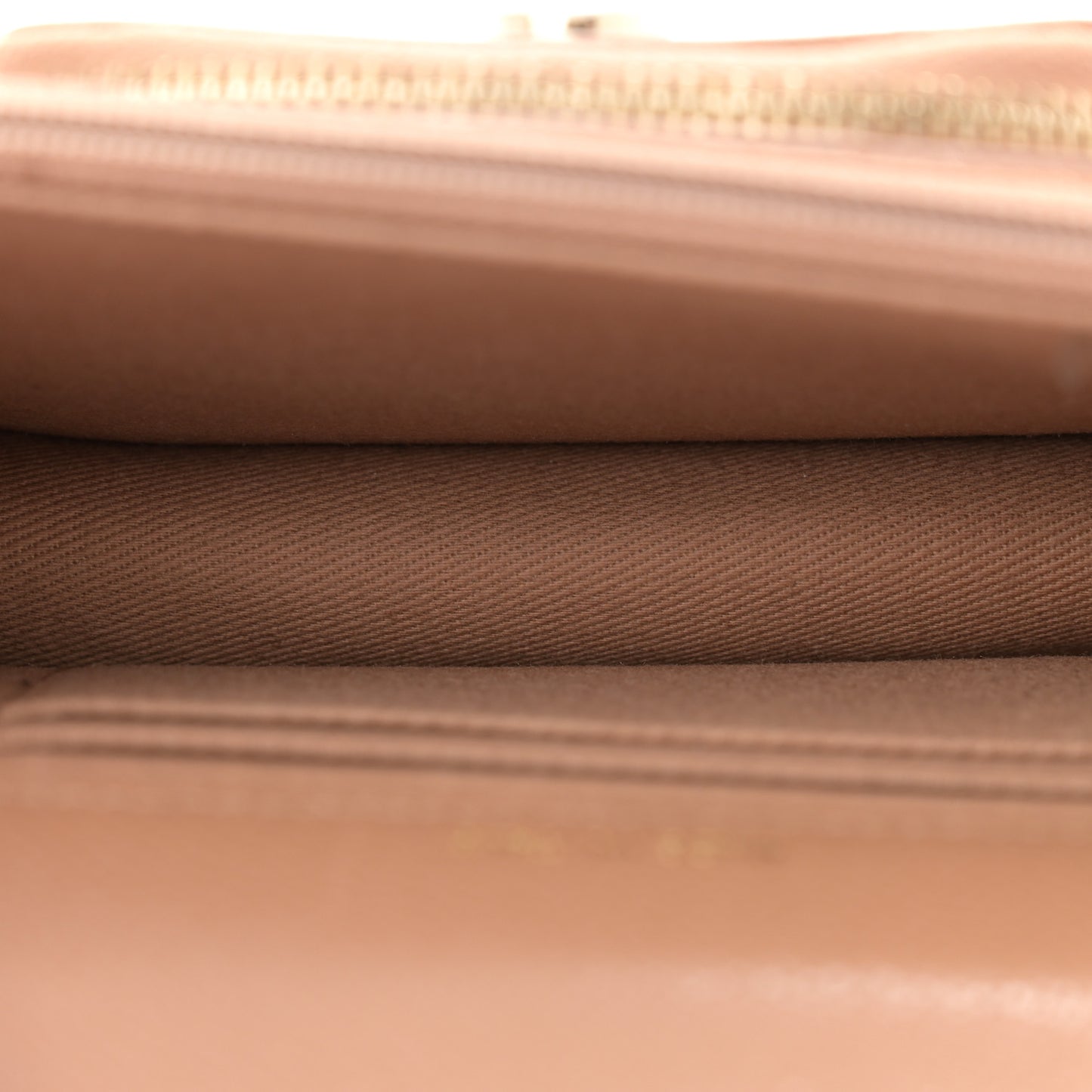 Caviar Quilted Business Affinity Clutch With Chain Flap Dark Beige