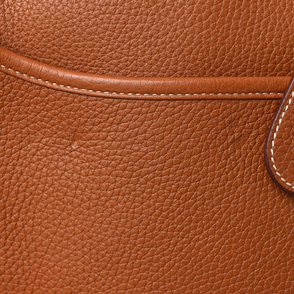 Hermes Taurillon Clemence Evelyne III GM Gold 12 of 13