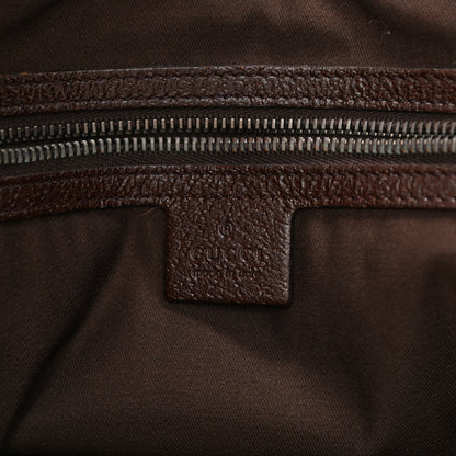 Gucci Monogram Web Single Buckle Flap Messenger Bag Beige Dark Brown 6 of 8