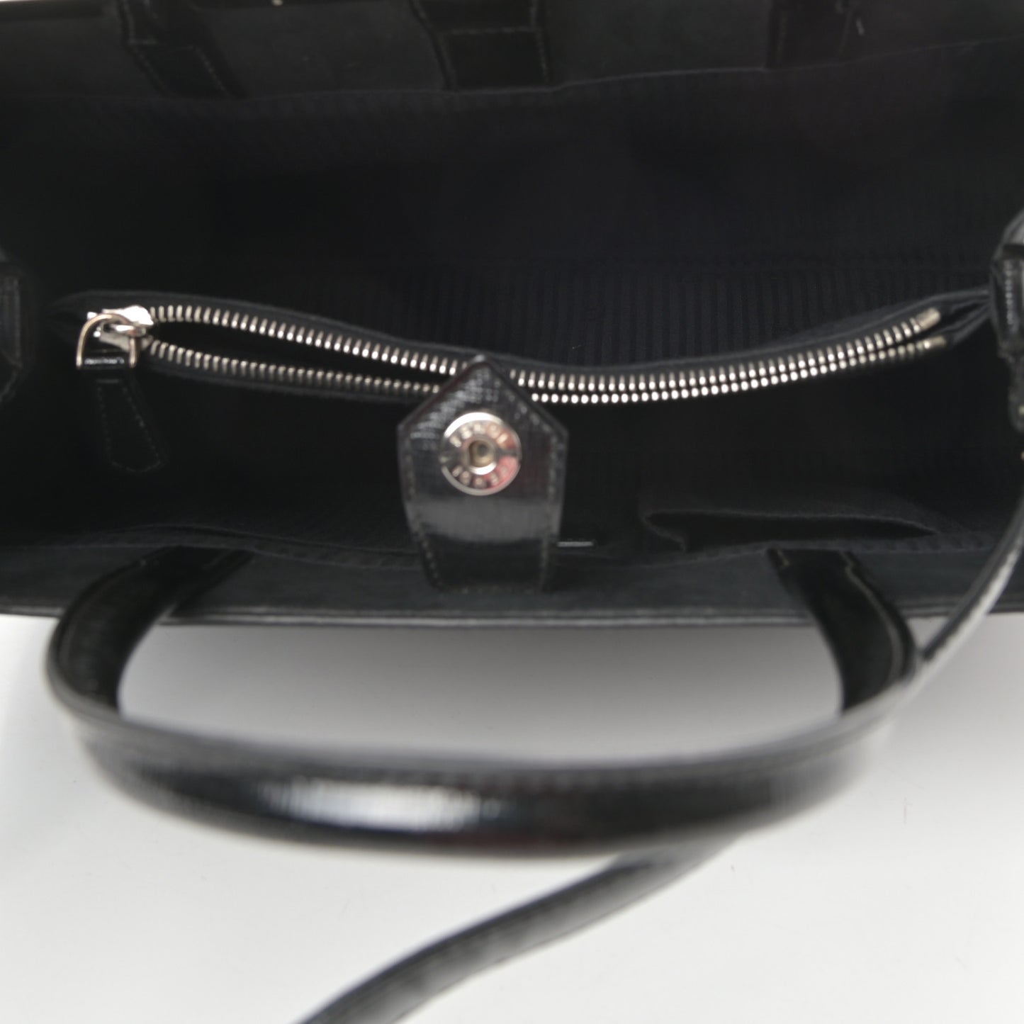 Patent Vitello Elite Regular 2Jours Tote Black