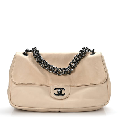 Chanel Lambskin Medium Soft and Chain Flap Beige 1 of 11