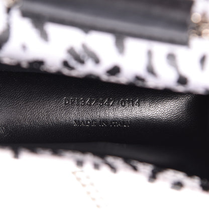 Saint Laurent Calfskin Monogram Leopard Print Mini Candy Crossbody Black White 9 of 12