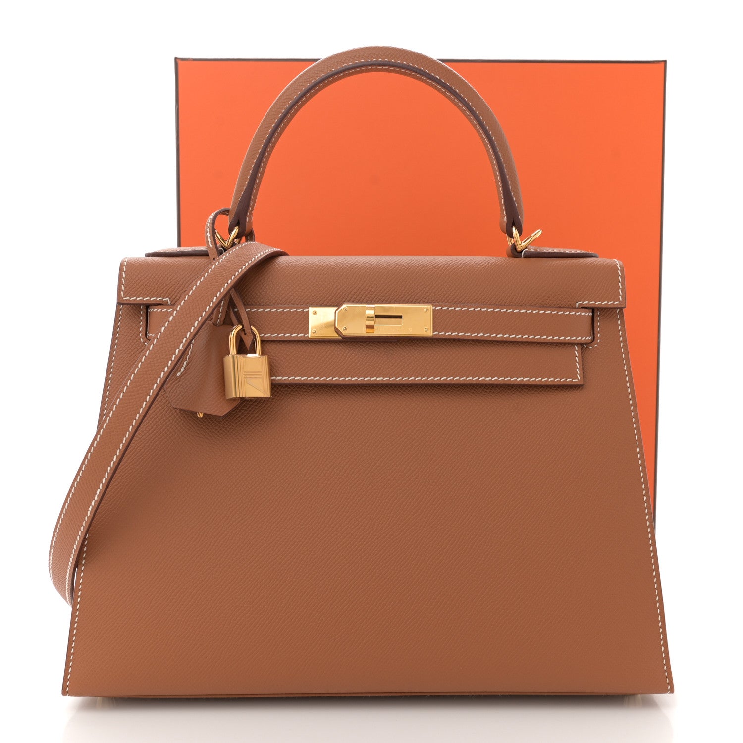 Hermes Epsom Kelly Sellier 28 Gold 11 of 11