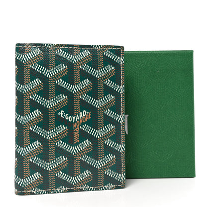 Goyard Goyardine Saint Marc Folding Card Case Green 7 of 7