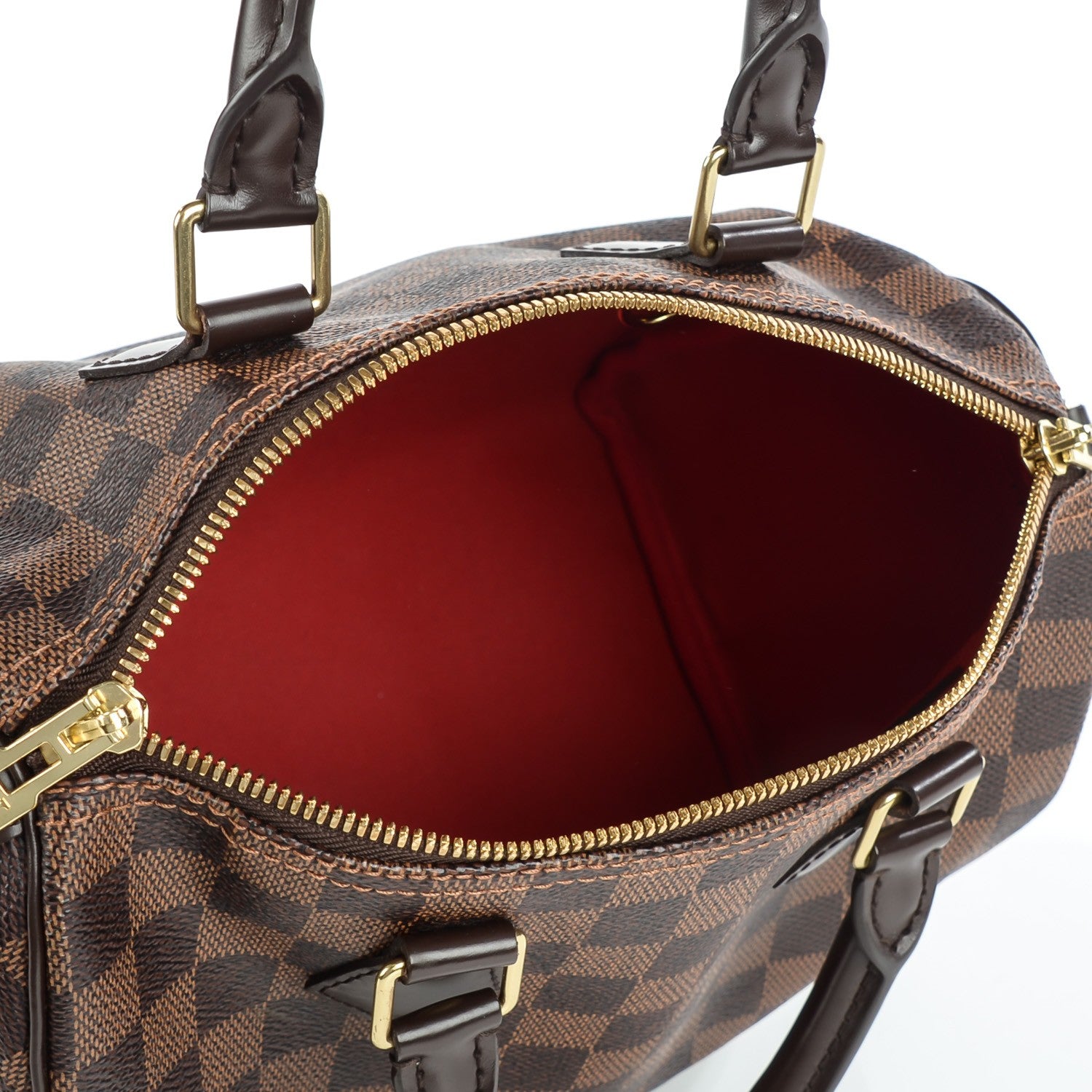 Louis Vuitton Damier Ebene Speedy Bandouliere 25 6 of 8