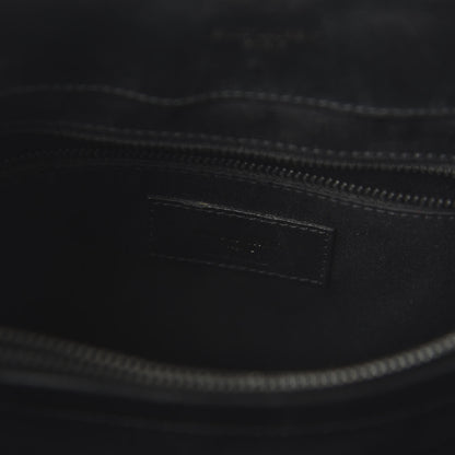 Saint Laurent Calfskin Y Quilted Monogram Medium Loulou Chain Satchel Black 8 of 9