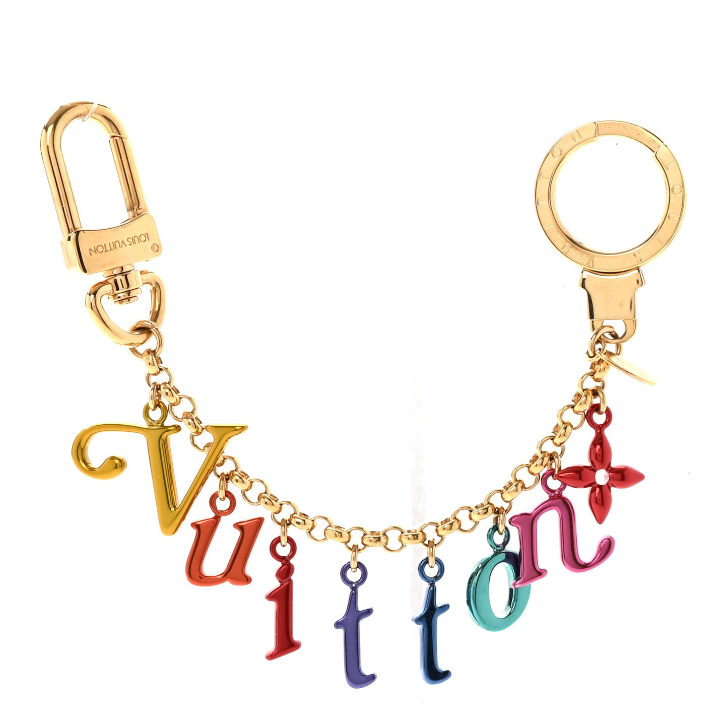 New Wave Key Chain Bag Charm Multicolor