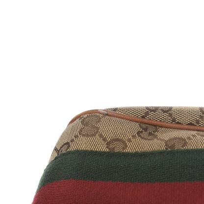 Gucci Monogram Medium Heritage Shoulder Bag Light Tobacco 13 of 13