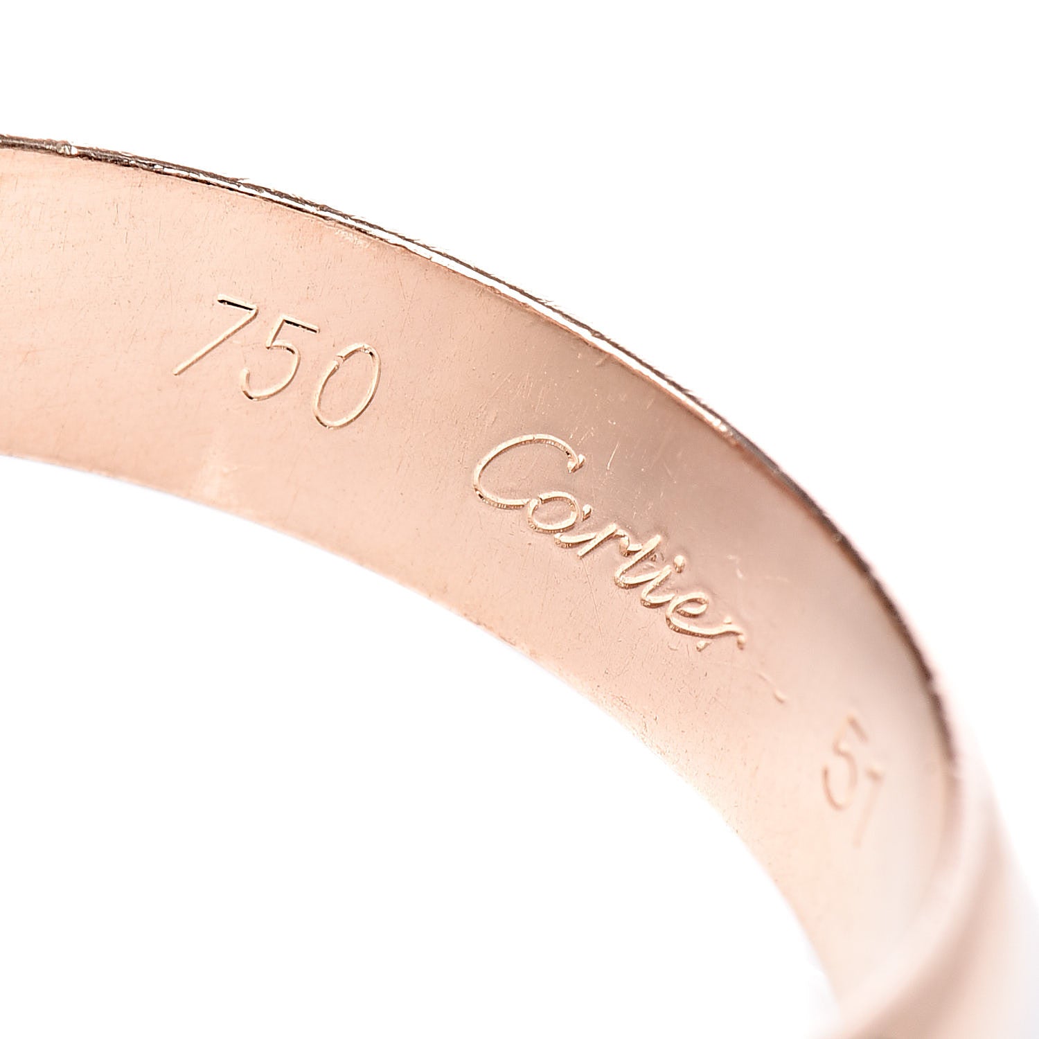 Cartier 18K Pink Yellow White Gold Large Trinity Ring 51 5.75 4 of 5