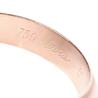Cartier 18K Pink Yellow White Gold Large Trinity Ring 51 5.75 4 of 5