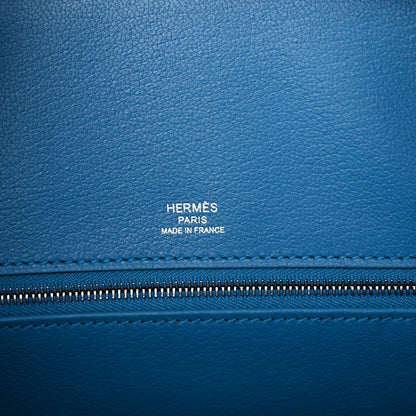 Hermes Epsom Casaque Birkin Sellier 30 Rouge Coeur Rose Extreme Bleu Zanzibar 6 of 11