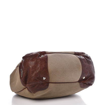 Prada Jacquard Logo Frame Brown 4 of 25