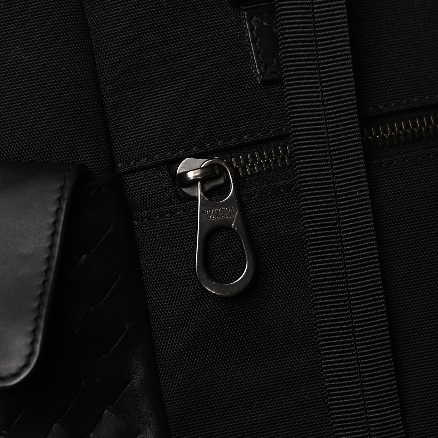 Bottega Veneta Canvas Calfskin Intrecciato Sassolungo Backpack 12 of 12