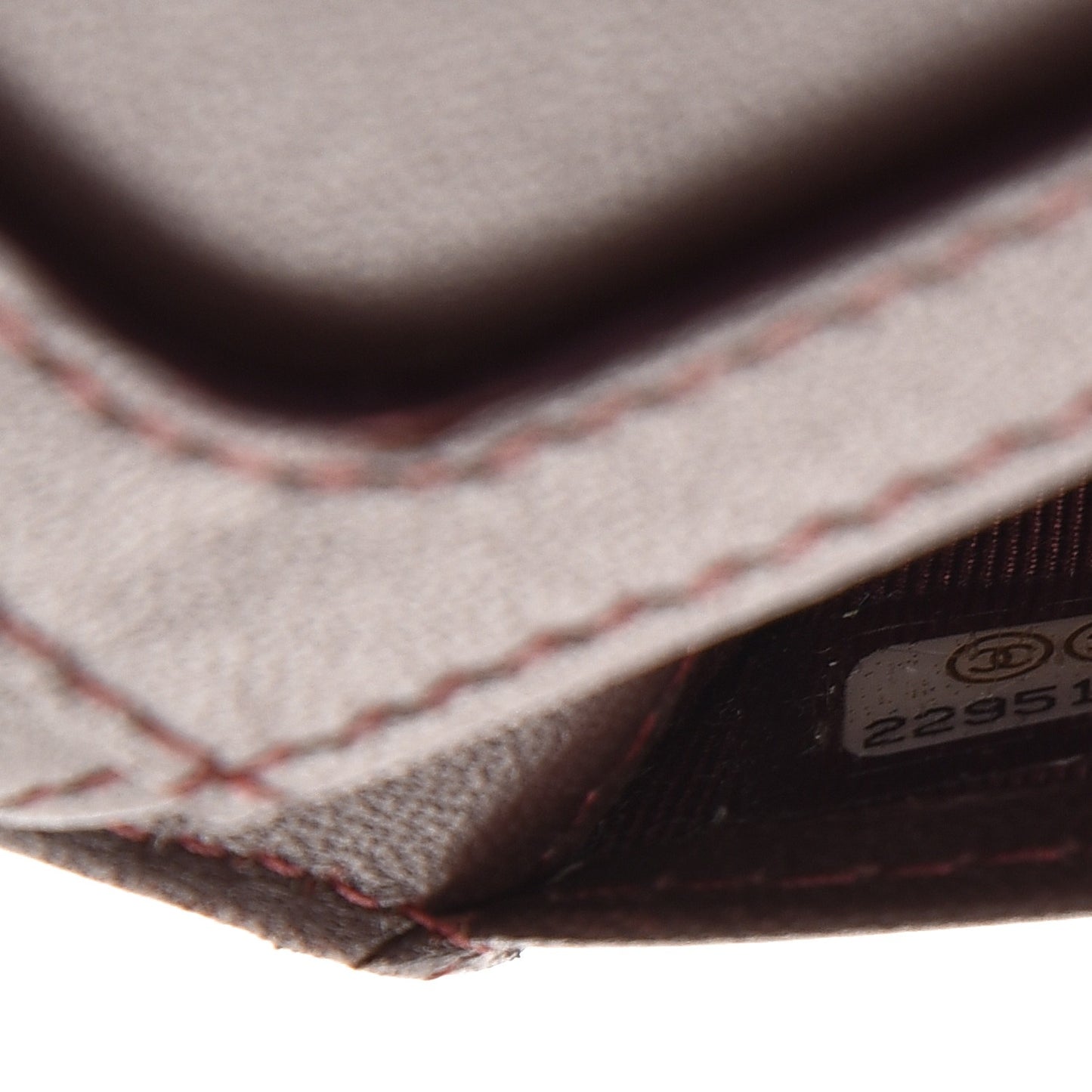 Lambskin Quilted Card Holder Wallet Black