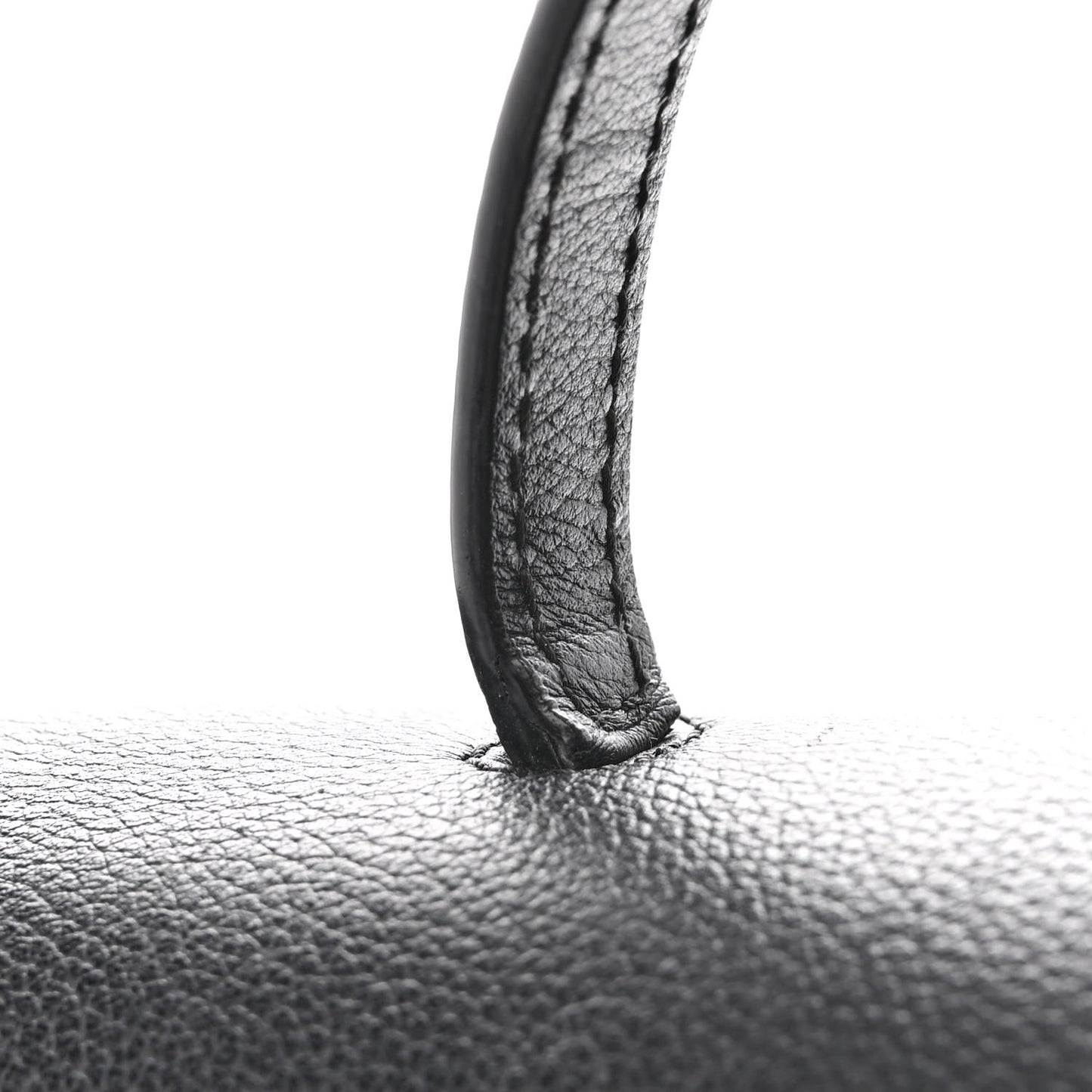 Calfskin Medium La Medusa Top Handle Handbag Black