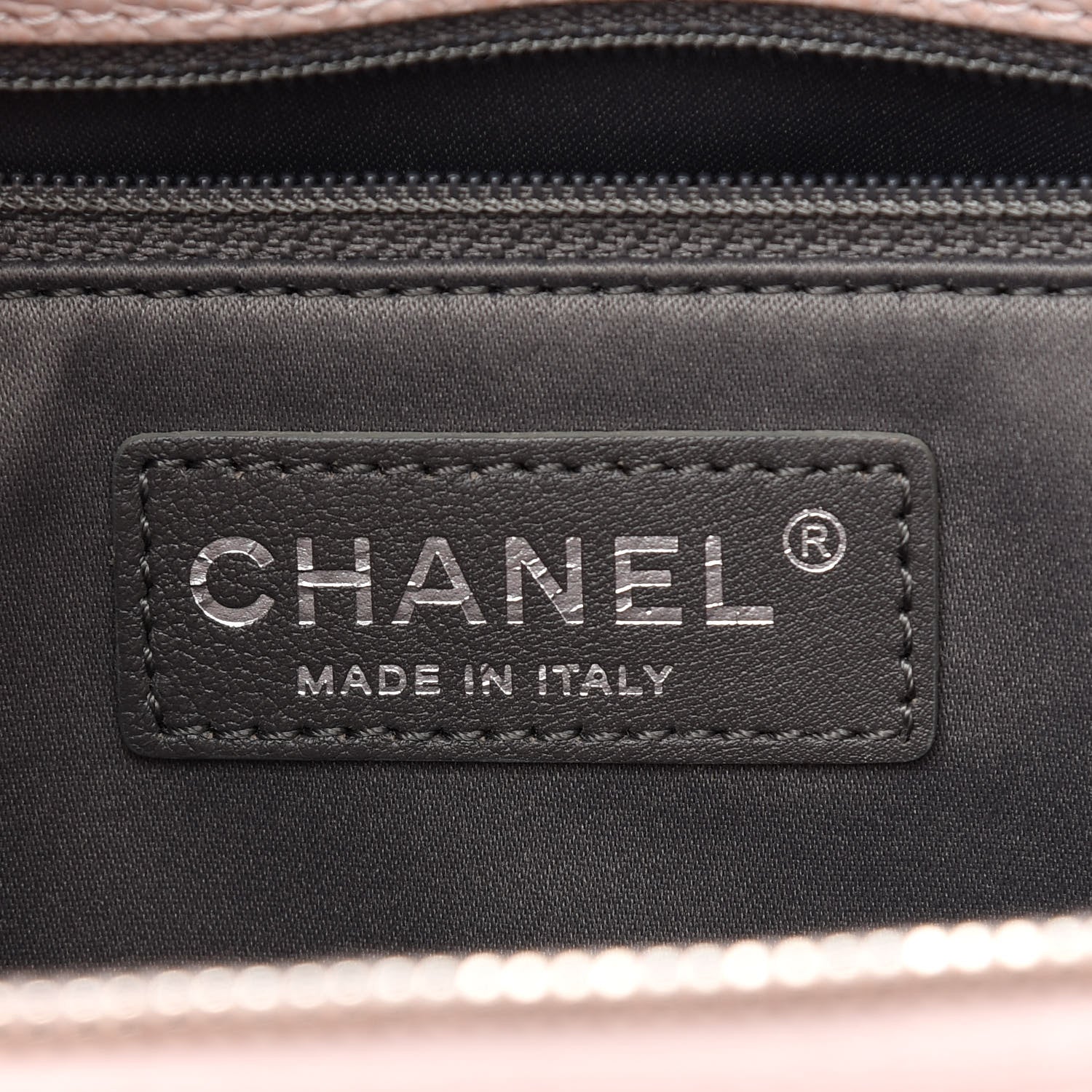 Chanel Caviar Quilted Grand Shopping Tote GST Light Pink 5 of 9