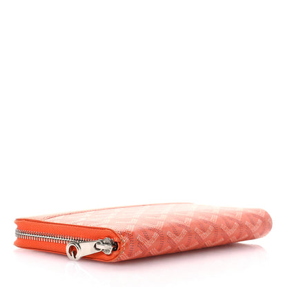 Goyard Goyardine Matignon Zip Around GM Wallet Orange 4 of 10