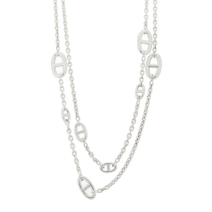 Hermes Sterling Silver Farandole Necklace 120 1 of 6