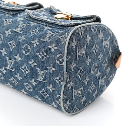 Louis Vuitton Monogram Denim Neo Speedy Blue 10 of 10