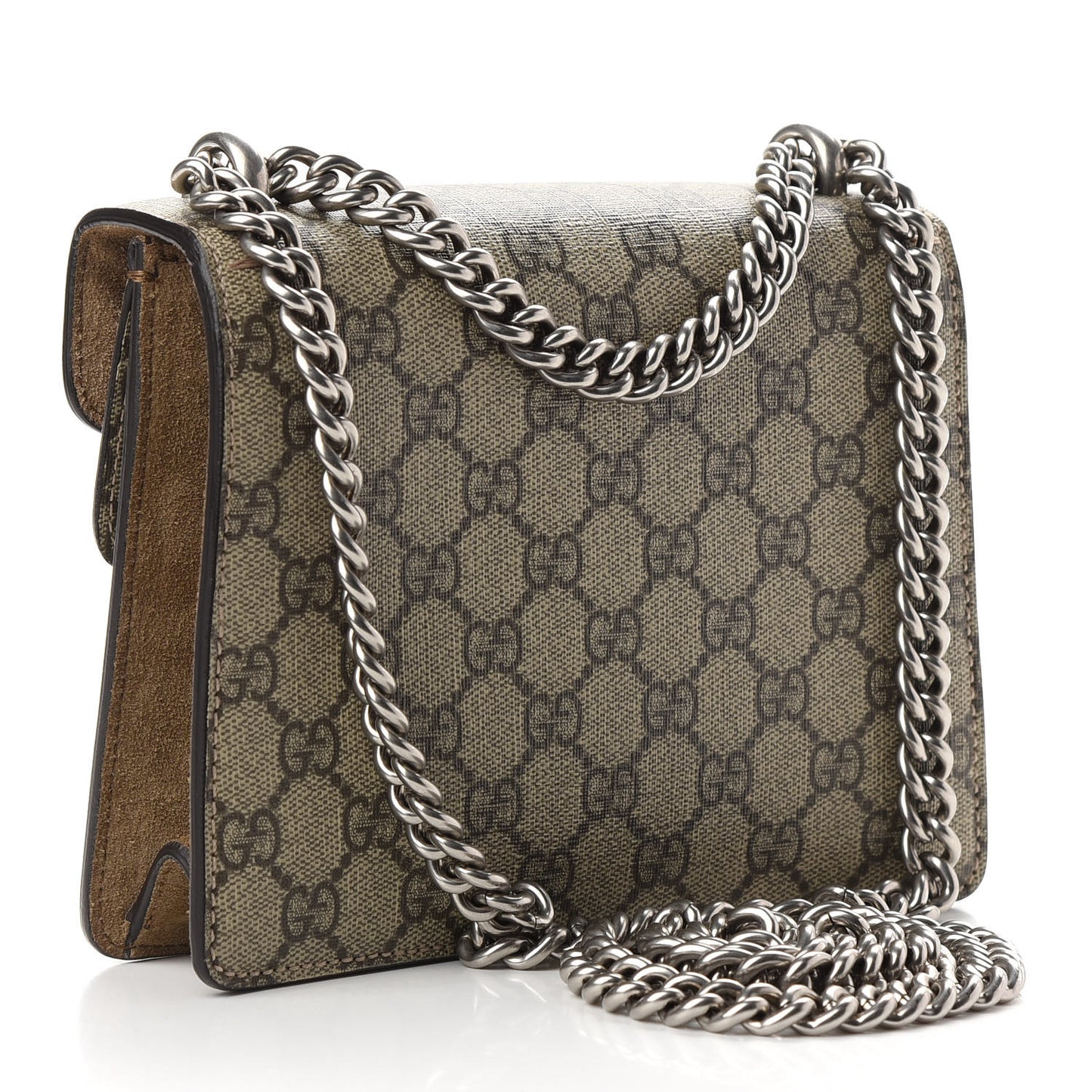 GG Supreme Monogram Mini Dionysus Shoulder Bag Taupe
