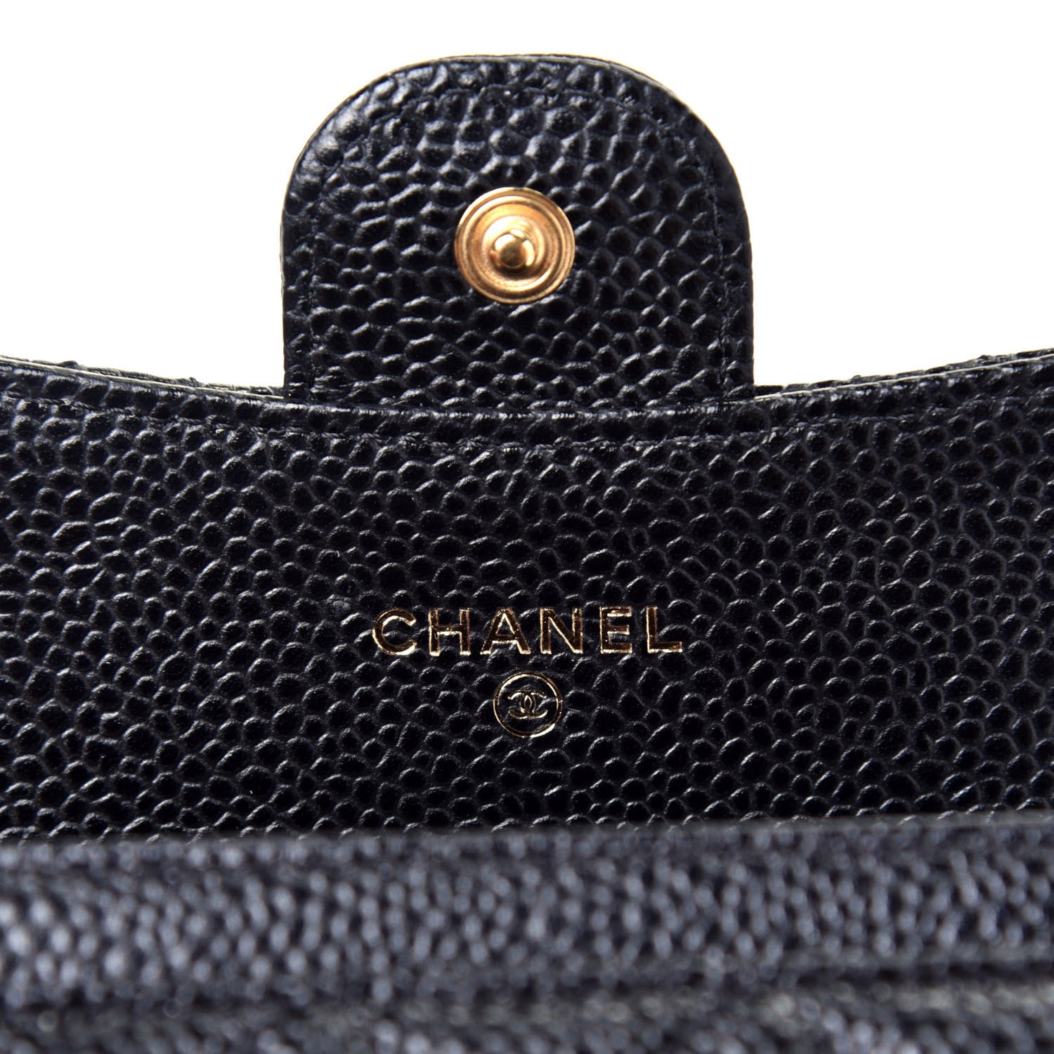 Chanel Caviar Quilted Flap Card Holder Black 6 of 8