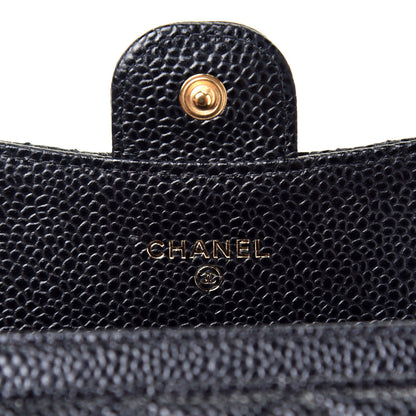 Chanel Caviar Quilted Flap Card Holder Black 6 of 8