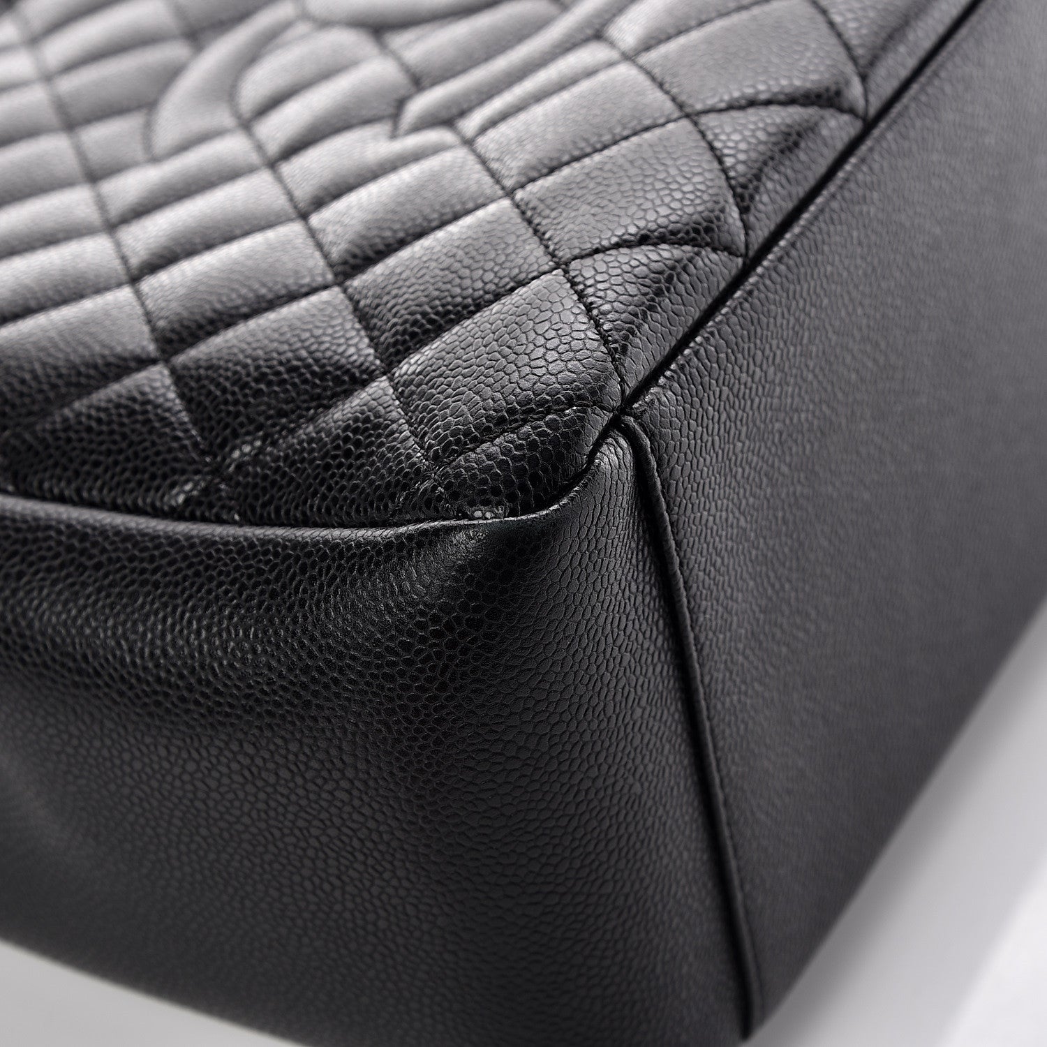 Chanel Caviar Quilted Grand Shopping Tote GST Black 12 of 15