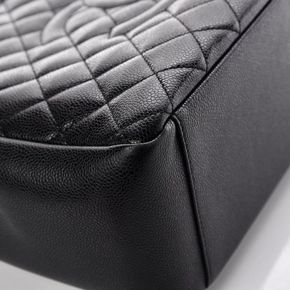 Chanel Caviar Quilted Grand Shopping Tote GST Black 12 of 15