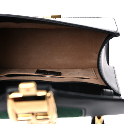 Gucci Calfskin Mini Sylvie Top Handle Bag Black 5 of 15