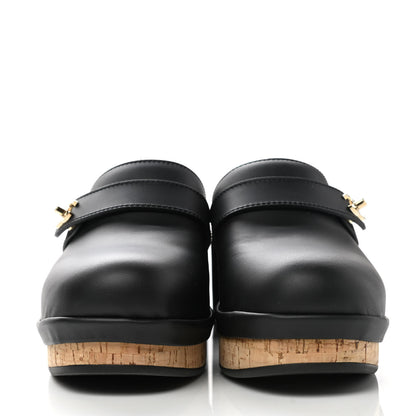 Chanel Calfskin CC Turn Lock Clogs 37 Black 2 of 8