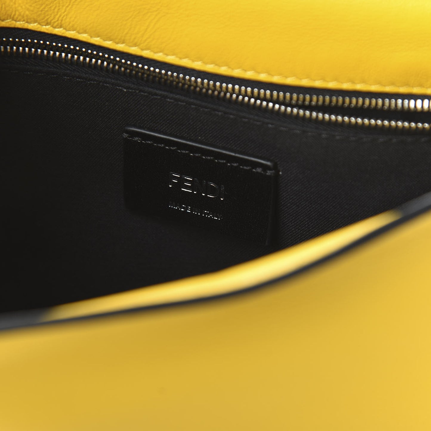 Nappa FF 1974 Embossed Mini Expandable Flap Bag Mimosa
