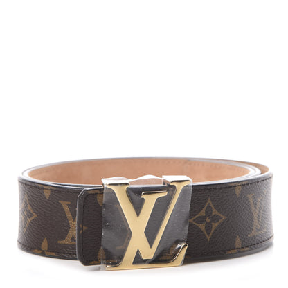 Louis Vuitton Monogram 40mm LV Initiales Belt 85 34 1 of 8