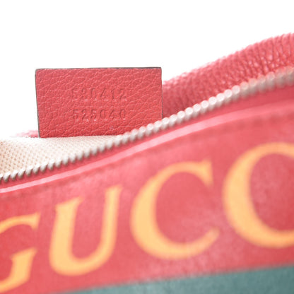 Gucci Grained Calfskin Logo Belt Bag Hibiscus Red 7 of 10