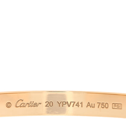 Cartier 18K Yellow Gold LOVE Cuff Bracelet 20 3 of 4