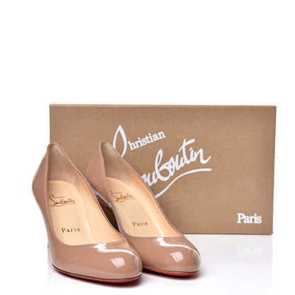 Christian Louboutin Patent Simple 70 Pumps 36.5 Nude 8 of 8