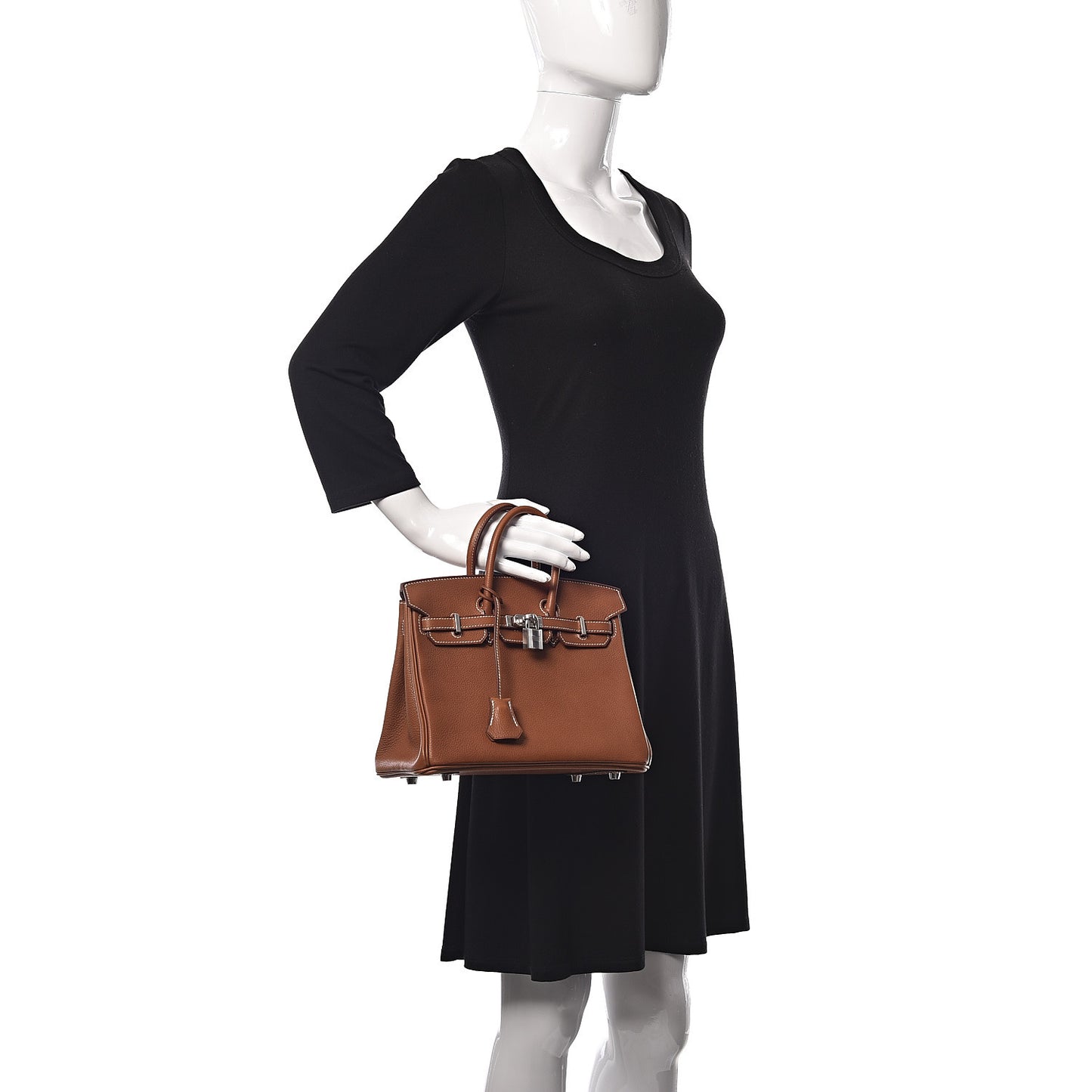 Natural Barenia Faubourg Birkin 25 Fauve