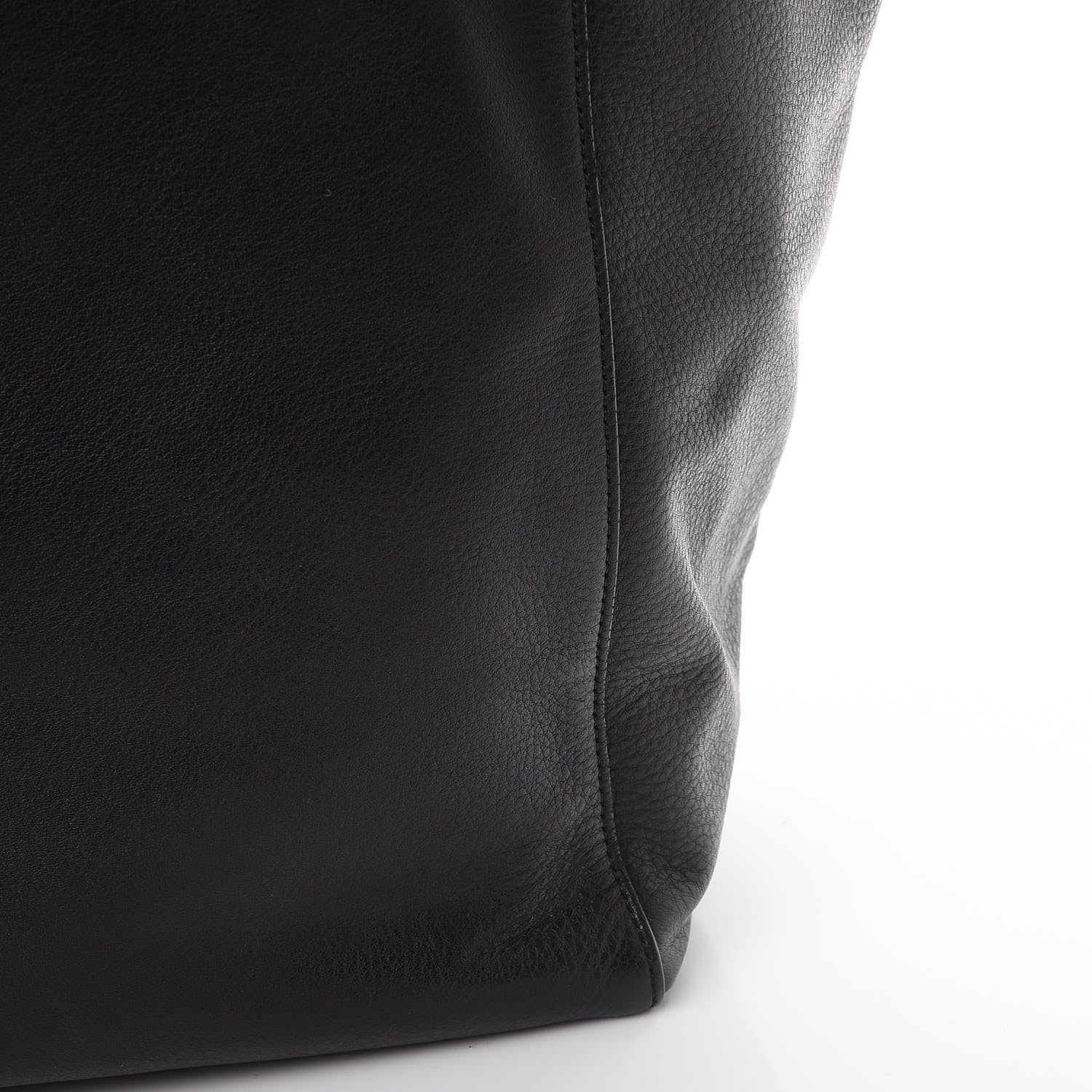 Celine Soft Grained Calfskin Small Belt Cabas Phantom Black 11 of 11