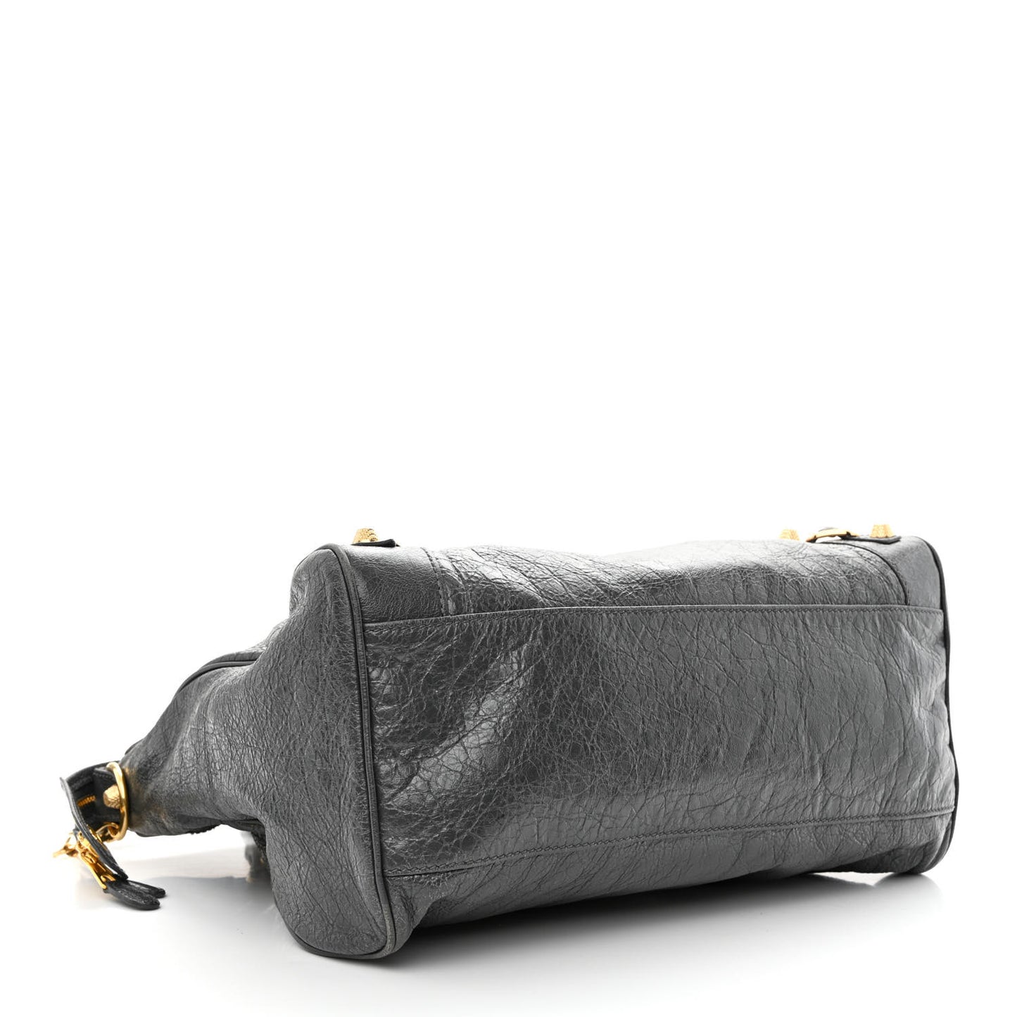 Agneau Giant 12 Gold Hardware Velo Gris Fossile Anthracite