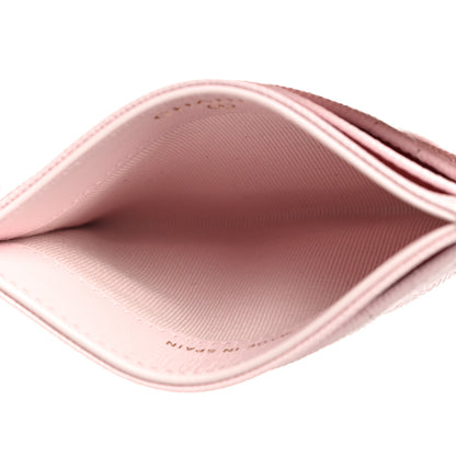 Chanel Caviar Quilted Card Holder Light Pink 5 of 12