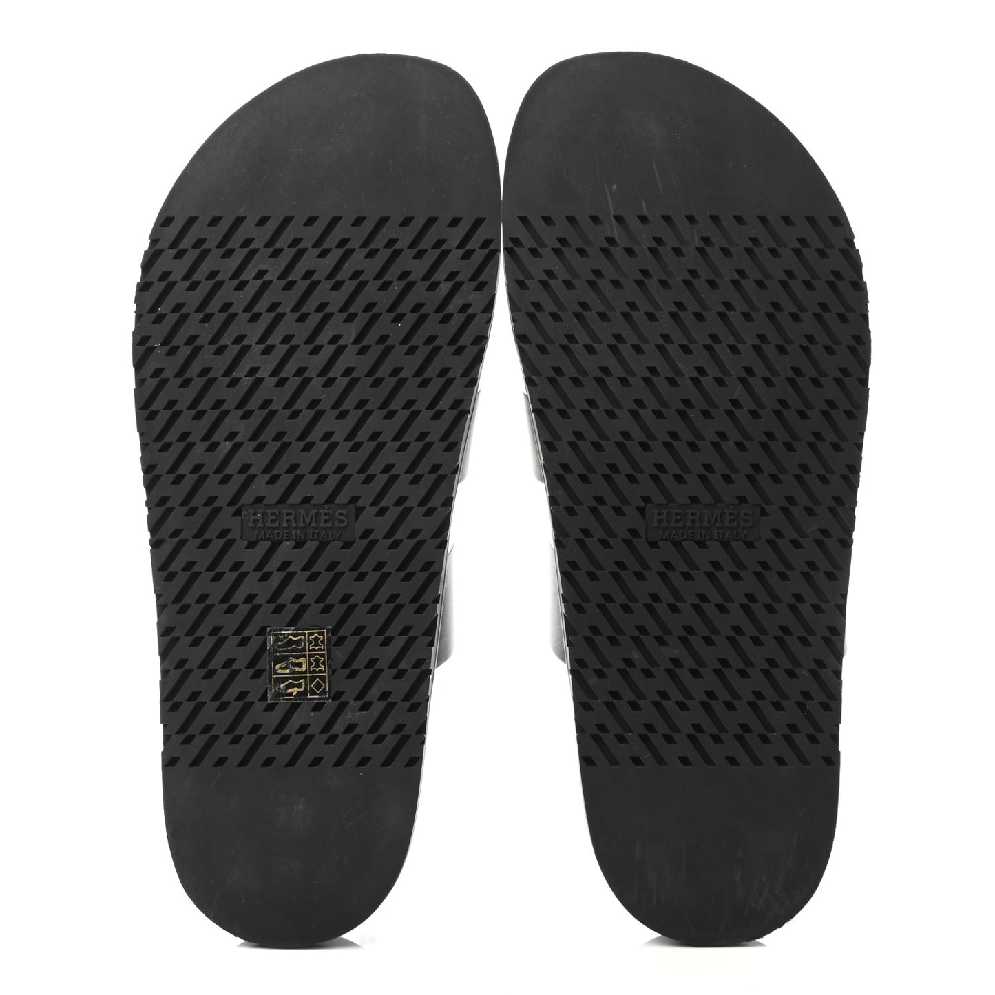 Calfskin Mens Chypre Sandals 43 Black