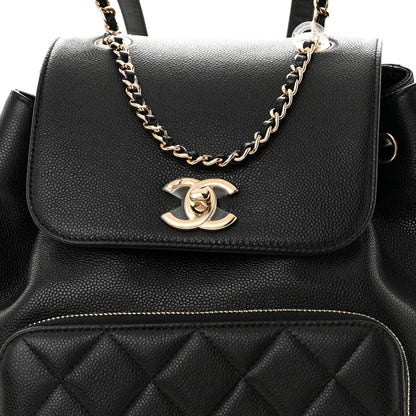 Chanel Caviar Quilted Business Affinity Backpack Black 8 of 10