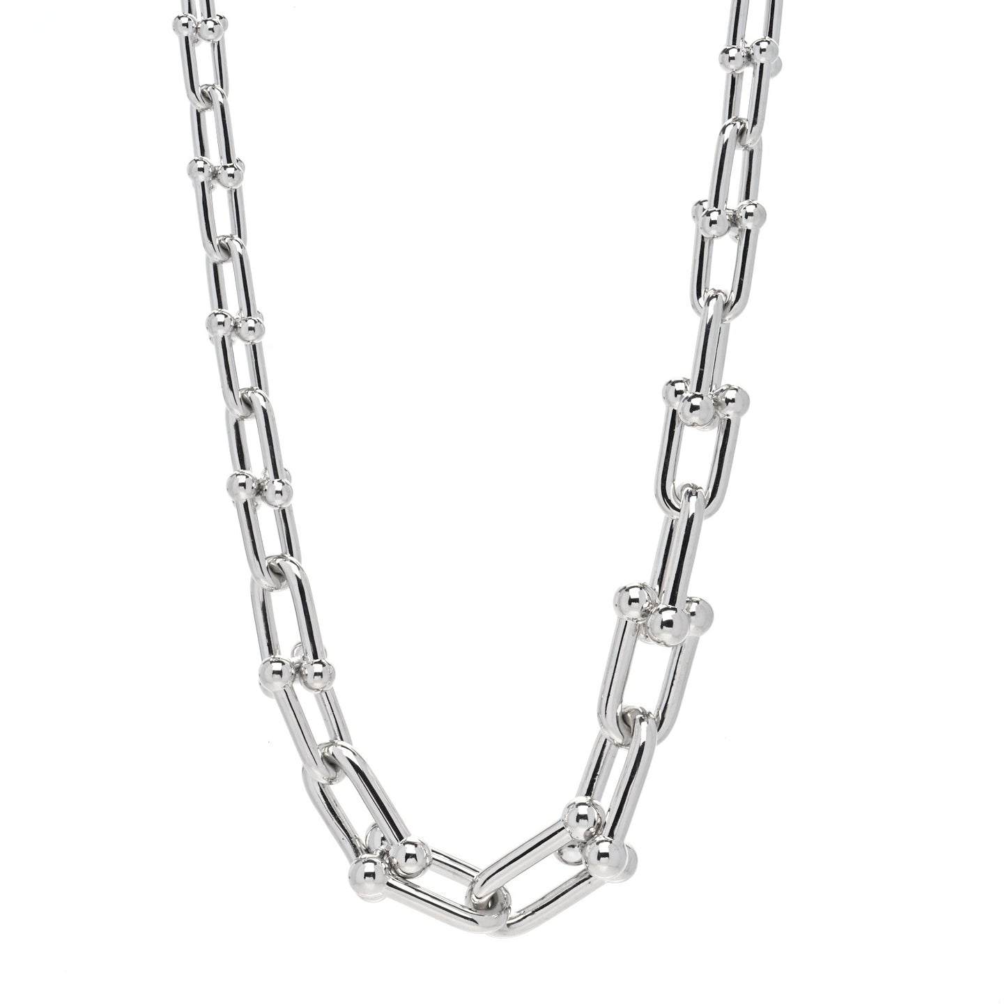 Sterling Silver HardWear Graduated Link Necklace