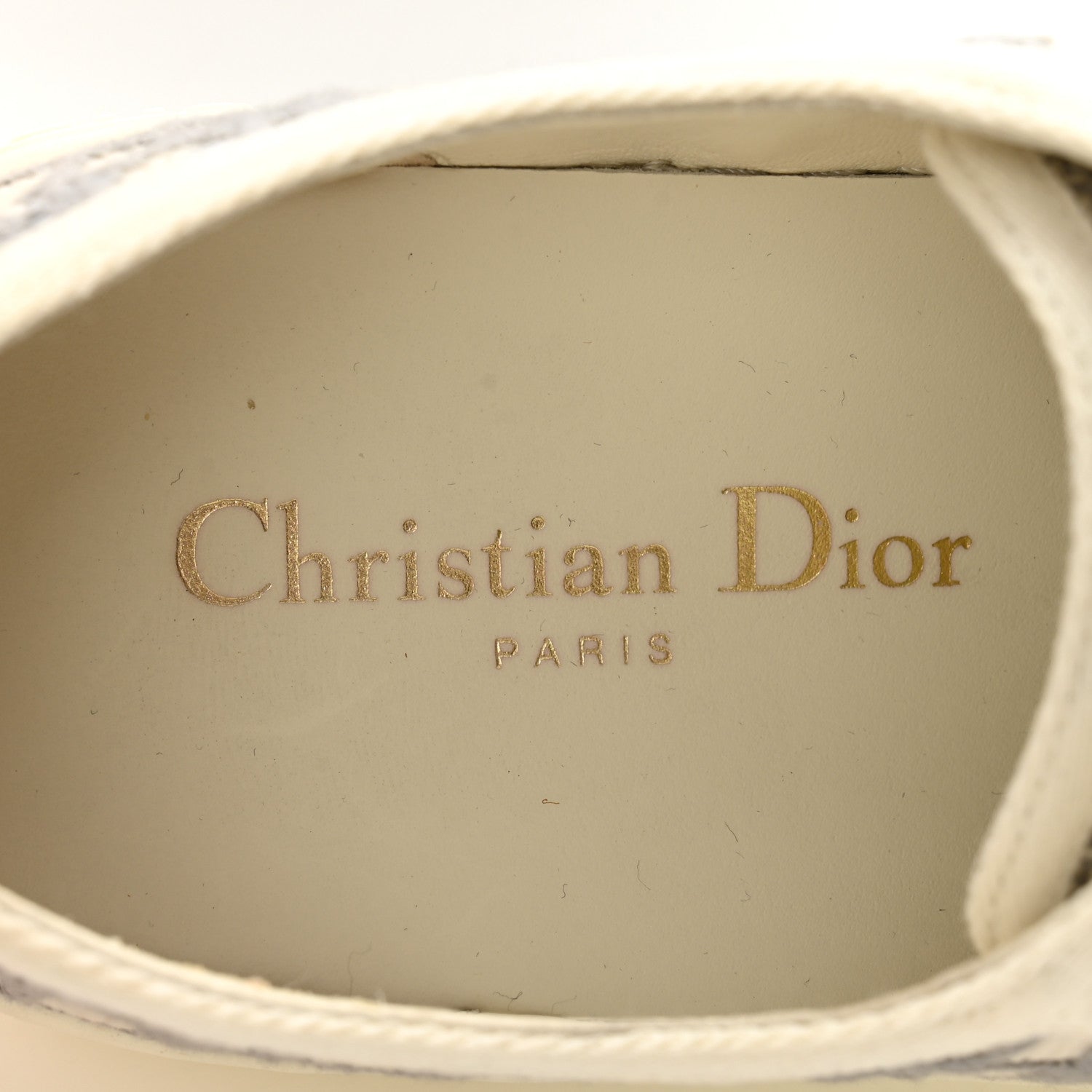 Christian Dior Canvas Oblique Walk'N'Dior Low Top Sneakers 38 Grey Stone 6 of 12