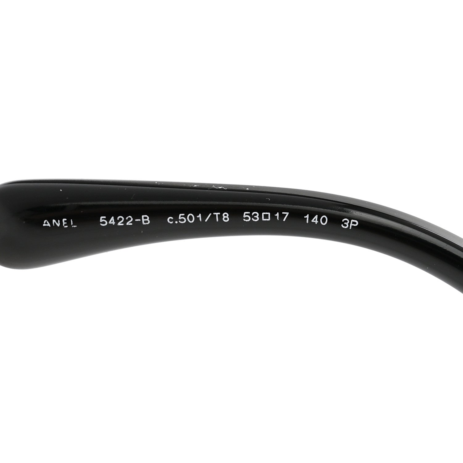 Chanel Acetate Strass Polarized Square Sunglasses 5422-B Black 6 of 8