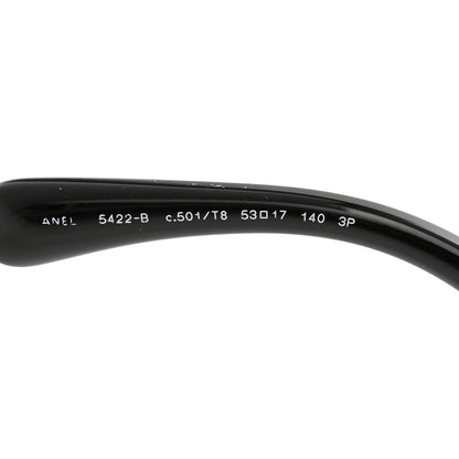 Chanel Acetate Strass Polarized Square Sunglasses 5422-B Black 6 of 8