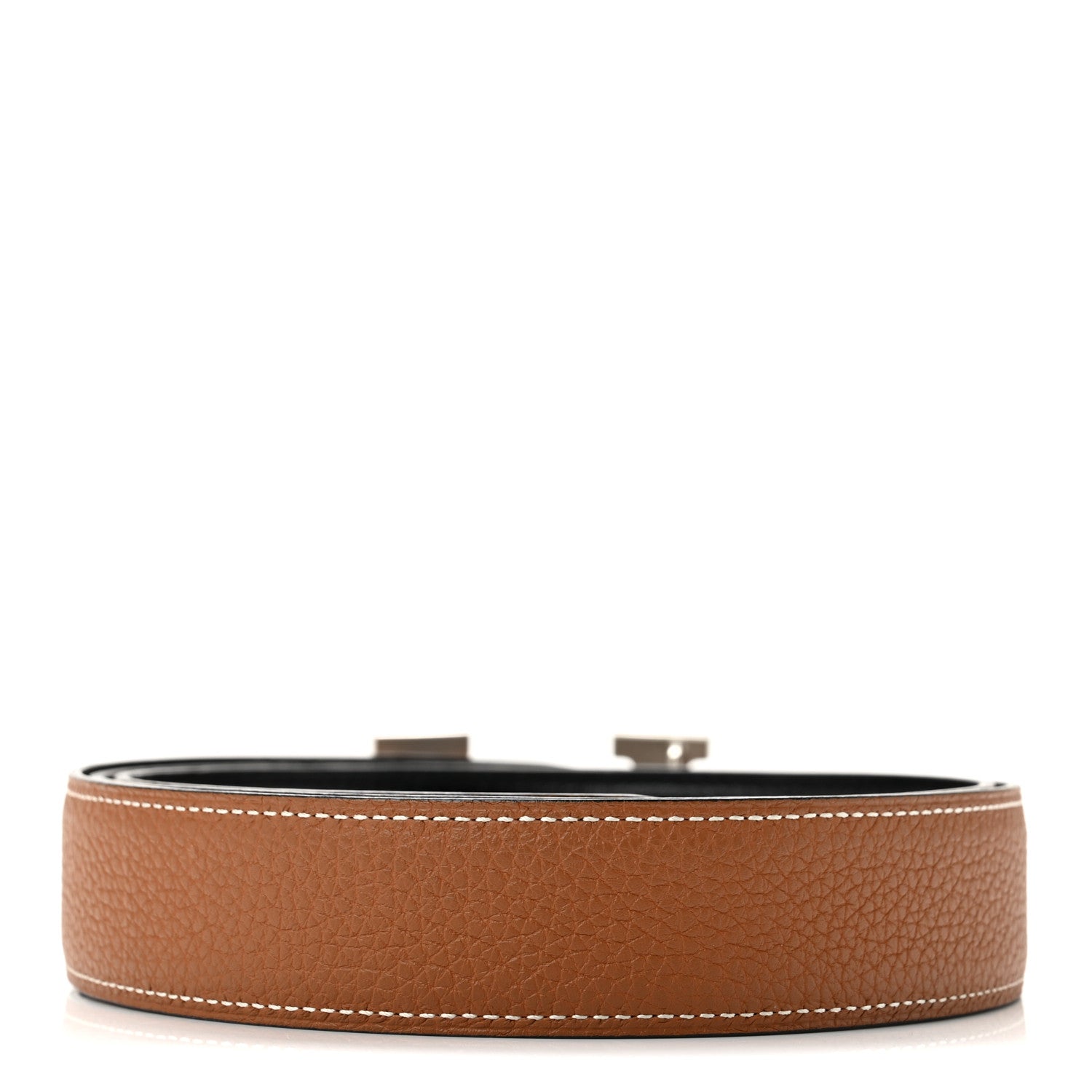 Hermes Box Togo 32mm H Belt 100 40 Black Gold 2 of 9