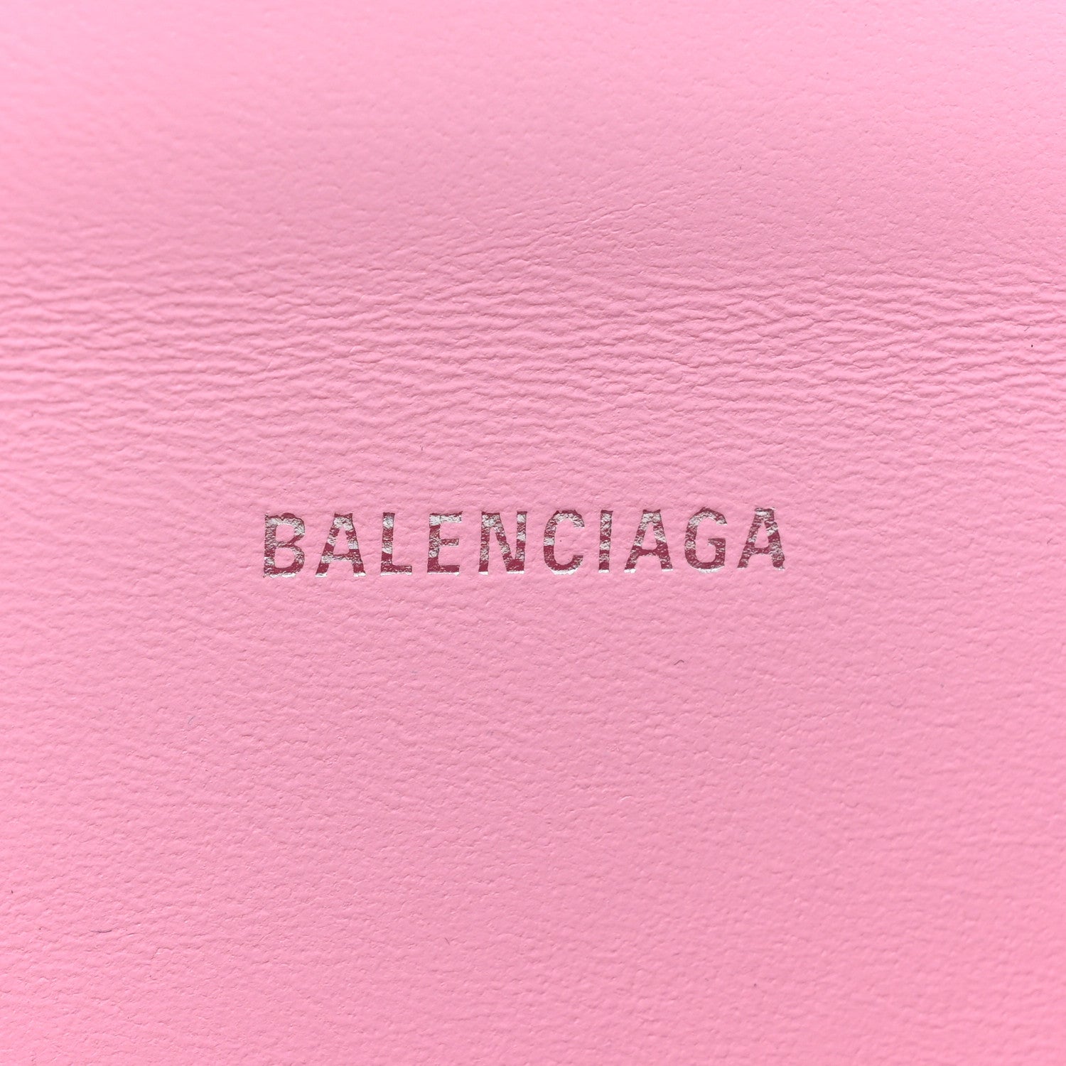 Balenciaga Shiny Box Calfskin Tonal B Hourglass Top Handle Bag XS Candy Pink 6 of 15
