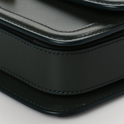 Saint Laurent Smooth Calfskin Small Solferino Satchel Green 8 of 8