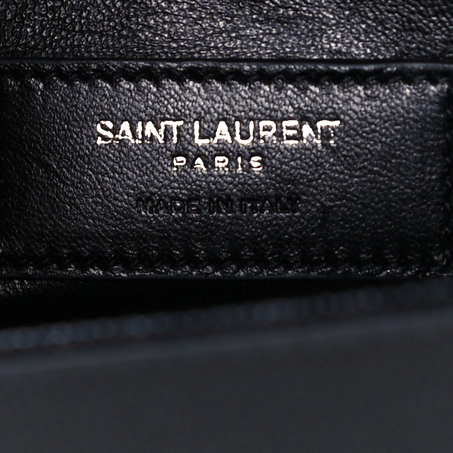 Grain De Poudre Medium Classic Monogram Kate Satchel Black